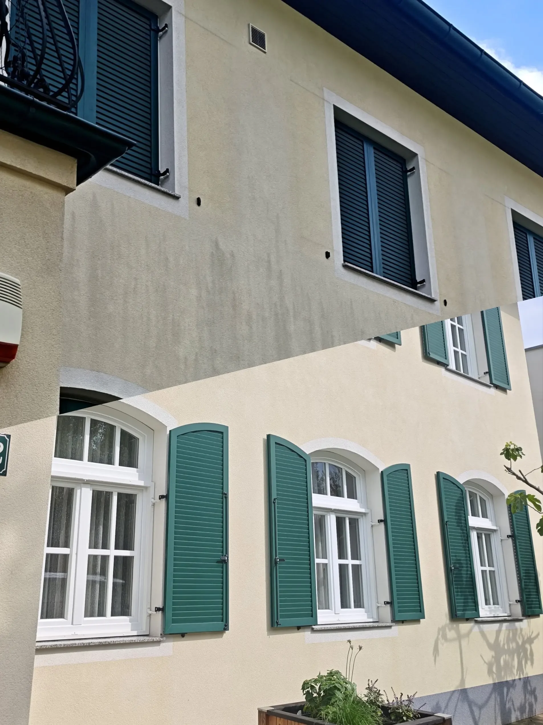 Fassadenreinigung für Einfamilienhauser Wien