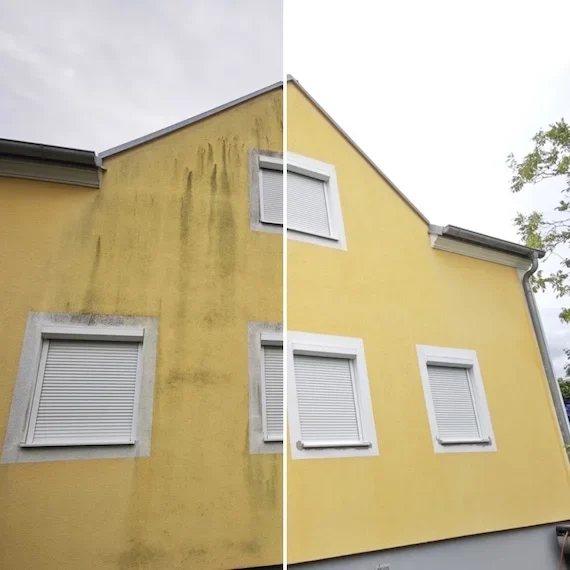 Fassadenreinigung Wien Einfamilienhaus